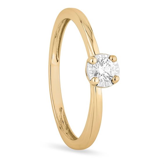 Anillo Bliss Mujer in Oro amarillo Diamante 0.10 Ct 20114077 - 20114077